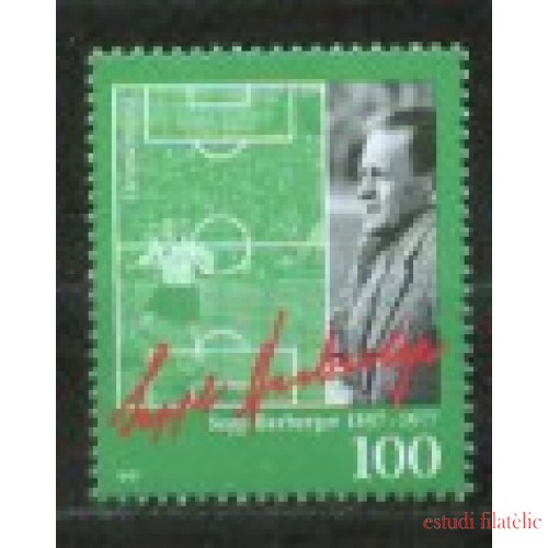 Alemania Federal - 1728 - GERMANY 1997 Cent. de Sepp Herberger Lujo