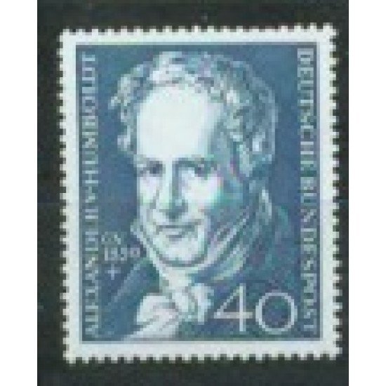 Alemania Federal - 180 -  GERMANY 1959 Cent. de la muerte de Alexander von Humbold Lujo  t