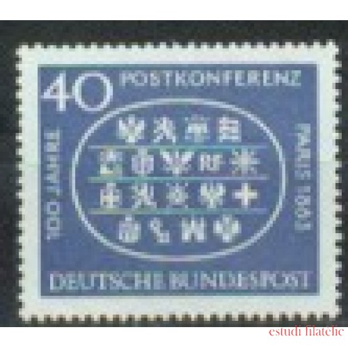 Alemania Federal - 270 -  GERMANY 1963 Cent. Conf. Postal (París) Lujo