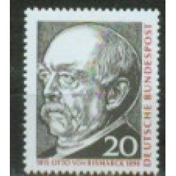 Alemania Federal - 334 - GERMANY 1965 150º Aniv. de Otto Eduard Leopold Lujo Alemania Federal - 334 - GERMANY 1965 150º Aniv. de Otto Eduard Leopold Lujo