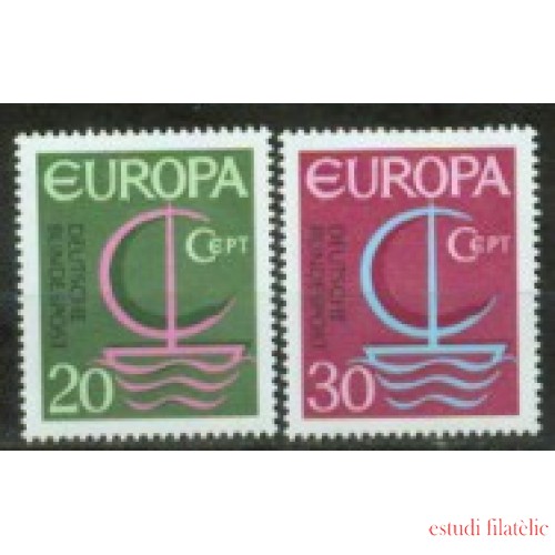 Alemania Federal - 376/77 GERMANY 1966 Europa Lujo