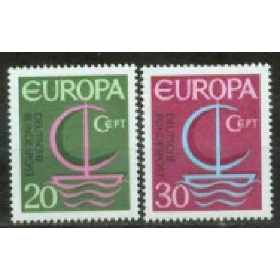 Alemania Federal - 376/77 GERMANY 1966 Europa Lujo
