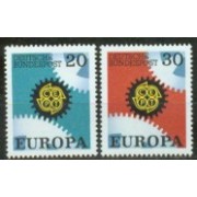Alemania Federal - 398/99 - GERMANY 1967 Europa Lujo