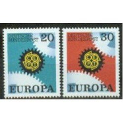Alemania Federal - 398/99 - GERMANY 1967 Europa Lujo