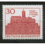 Alemania Federal - 409 - GERMANY 1967 Aniv. Luther puertas de Wittenberg Lujo