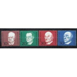 Alemania Federal - 419/22 - GERMANY 1968 Aniv. muerte canciller Konrad Adenauer  Lujo