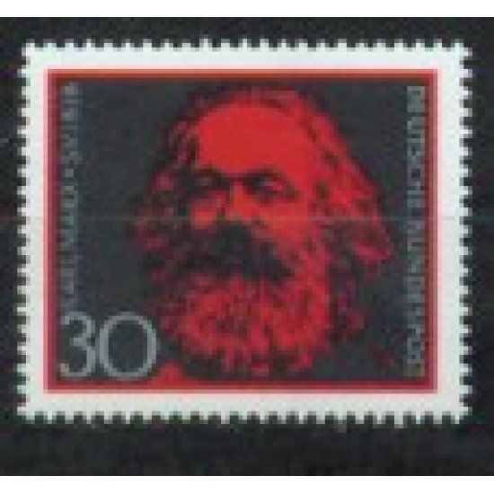 Alemania Federal - 425 - GERMANY 1968 150º Aniv. de Karl Marx Lujo