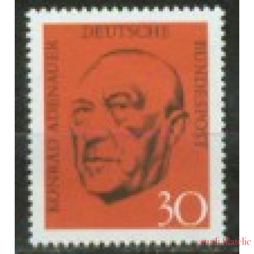 Alemania Federal - 432 - GERMANY 1968 Recurdo del canciller Konrad Adenauer Lujo