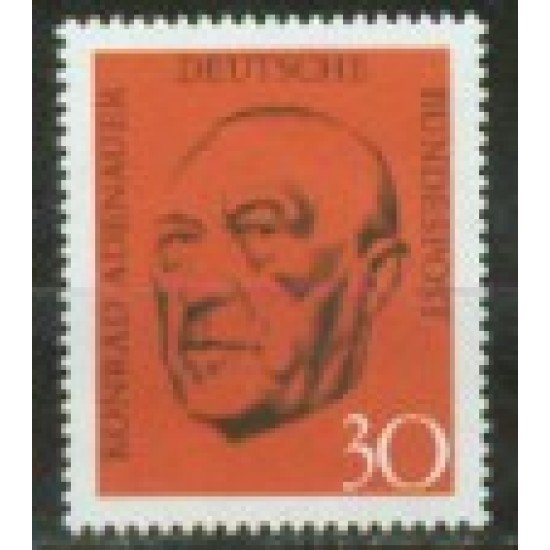Alemania Federal - 432 - GERMANY 1968 Recurdo del canciller Konrad Adenauer Lujo