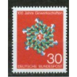 Alemania Federal - 434 - GERMANY 1968 Centenario de los sindicatos alemanes Lujo