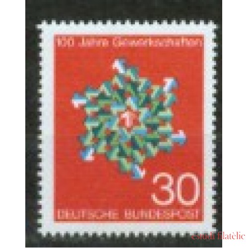 Alemania Federal - 434 - GERMANY 1968 Centenario de los sindicatos alemanes Lujo