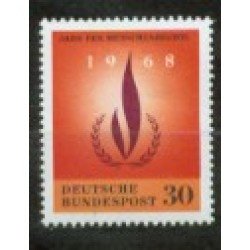 Alemania Federal - 440 - GERMANY 1968 Año intern. de los derechos humanos Lujo