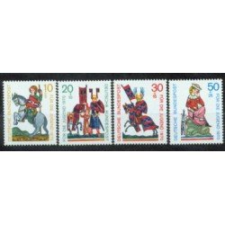 Alemania Federal - 475/78 - GERMANY 1970 Por la juventud-Trovadores-Lujo
