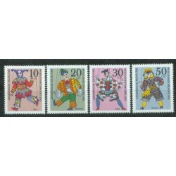 Alemania Federal - 501/04 - GERMANY 1970 Sorteo de beneficencia-Marionetas-Lujo Alemania Federal - 501/04 - GERMANY 1970 Sorteo de beneficencia-Marionetas-Lujo