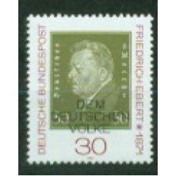 Alemania Federal - 523 - GERMANY 1971 Centenario del presidente Friedrich Ebert Lujo Alemania Federal - 523 - GERMANY 1971 Centenario del presidente Friedrich Ebert Lujo