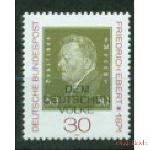 Alemania Federal - 523 - GERMANY 1971 Centenario del presidente Friedrich Ebert Lujo