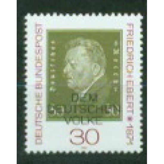 Alemania Federal - 523 - GERMANY 1971 Centenario del presidente Friedrich Ebert Lujo
