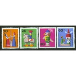 Alemania Federal - 551/54 - GERMANY 1971 Sorteo de beneficencia-Juguetes-Lujo Alemania Federal - 551/54 - GERMANY 1971 Sorteo de beneficencia-Juguetes-Lujo