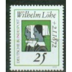 Alemania Federal - 559 - GERMANY 1972 100º De la muerte de Johann Konrad Wilhelm Löhe Lujo Alemania Federal - 559 - GERMANY 1972 100º De la muerte de Johann Konrad Wilhelm Löhe Lujo