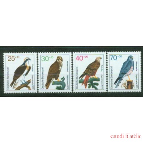 Alemania Federal - GERMANY 604/07 - 1973 Por la juventud-Aves rapaces-Lujo