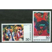 Alemania Federal - 665/66 - GERMANY 1974 Expresionismo aleman Lujo