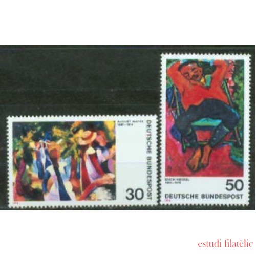 Alemania Federal - 665/66 - GERMANY 1974 Expresionismo aleman Lujo