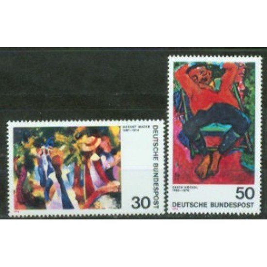 Alemania Federal - 665/66 - GERMANY 1974 Expresionismo aleman Lujo