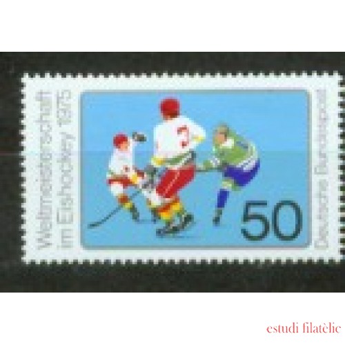 Alemania Federal - 684 - GERMANY 1975 Mundiales de joquey sobre hielo Lujo
