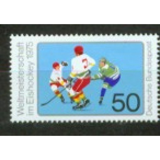 Alemania Federal - 684 - GERMANY 1975 Mundiales de joquey sobre hielo Lujo