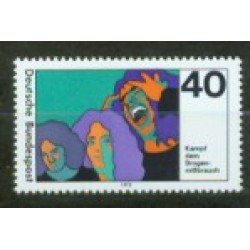 Alemania Federal - 713 - GERMANY 1975 Lucha antidrogas Lujo Alemania Federal - 713 - GERMANY 1975 Lucha antidrogas Lujo