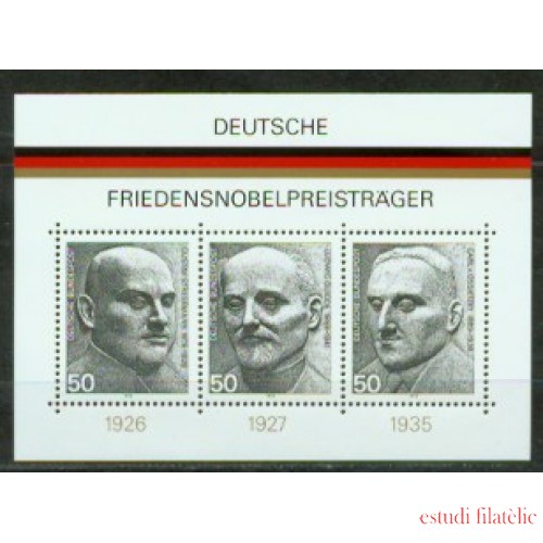 Alemania Federal - 720/22 - GERMANY 1975 Premios Nobel alemanes Lujo