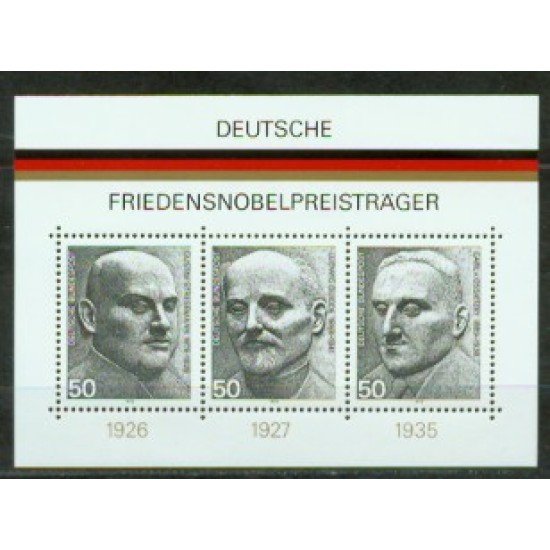 Alemania Federal - 720/22 - GERMANY 1975 Premios Nobel alemanes Lujo