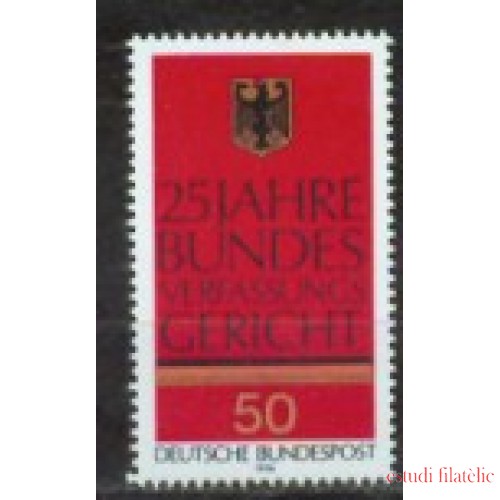 Alemania Federal - 728 - GERMANY 1976 25 Aniv. del tribunl constitucional federal Lujo