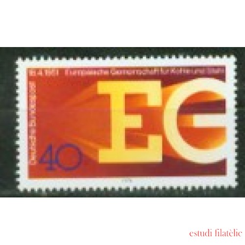 Alemania Federal - 729 - GERMANY 1976 25º Aniv. de la comunidad europea de carbón y acero Lujo
