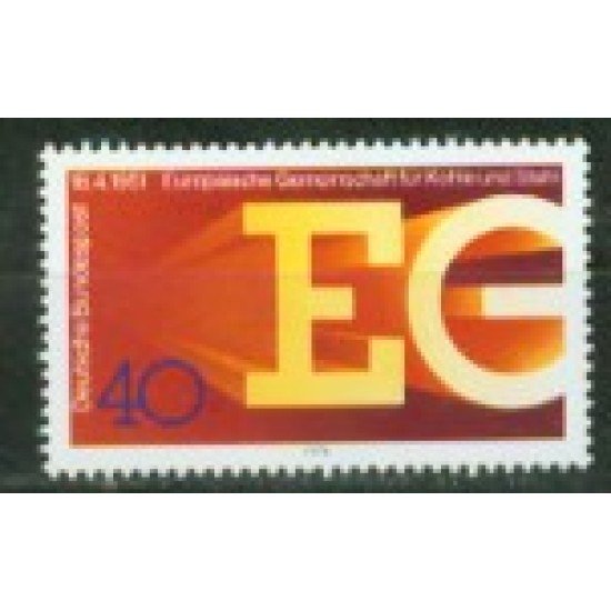 Alemania Federal - 729 - GERMANY 1976 25º Aniv. de la comunidad europea de carbón y acero Lujo