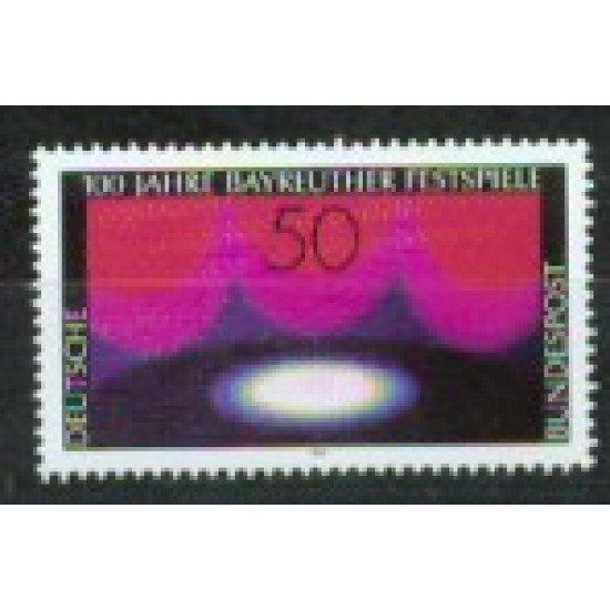 Alemania Federal - 745 - GERMANY 1976 Cent. festival de teatro de Bayreuth Lujo