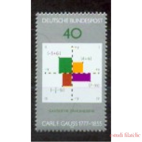 Alemania Federal - 775 - GERMANY 1977 Bicentenario del nacimiento de Gauss Lujo