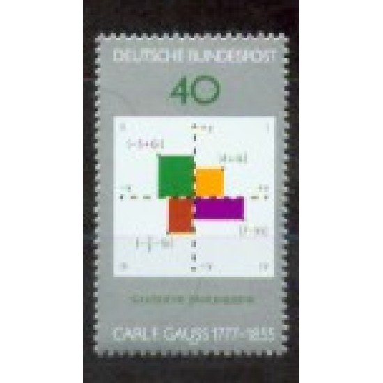 Alemania Federal - 775 - GERMANY 1977 Bicentenario del nacimiento de Gauss Lujo