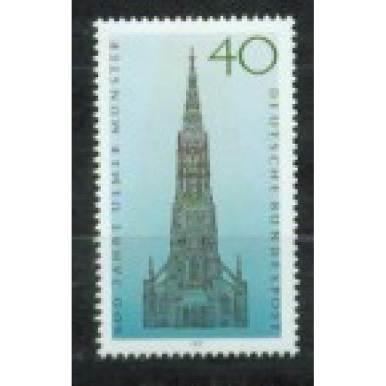Alemania Federal - 784 - GERMANY 1977 600º Aniv. 1ª piedra Catedral de Ulm Lujo