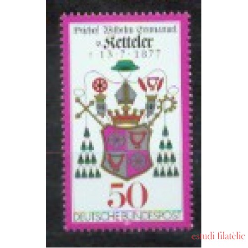 Alemania Federal - 788 - GERMANY 1977 Cent. de la muerte del baron W E von Ketteler Lujo