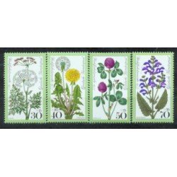 Alemania Federal - 796/99 - GERMANY 1977 Sorteo beneficencia-Flores, sujetos diversos-Lujo Alemania Federal - 796/99 - GERMANY 1977 Sorteo beneficencia-Flores, sujetos diversos-Lujo