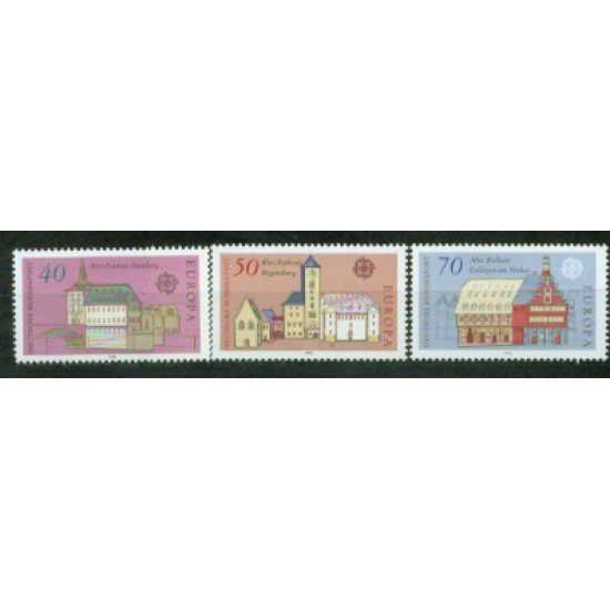 Alemania Federal - 816/18 - GERMANY 1978 Europa-Monumentos-Lujo