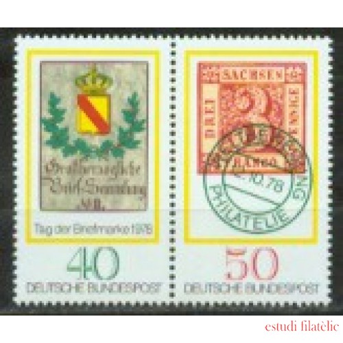 Alemania Federal - 827/28 - GERMANY  1978 Día del sello Lujo