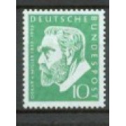 Alemania Federal - 85 - GERMANY 1955 Centenario de a muerte del fundador del Museo nacional Oskar von Miller (1855-1934) (fijasellos)