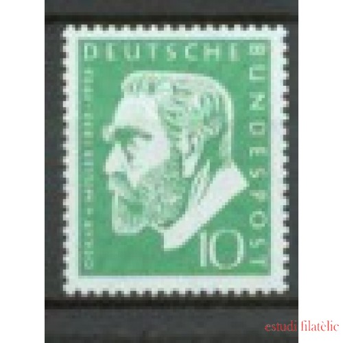 Alemania Federal - 85 - GERMANY 1955 Centenario de a muerte del fundador del Museo nacional Oskar von Miller (1855-1934) (fijasellos)