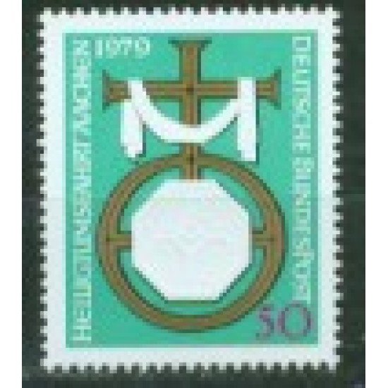 Alemania Federal - 863  - GERMANY 1979 Peregrinaje a la tumba de Carlomagno Lujo