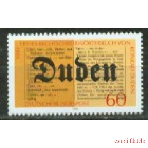Alemania Federal - 885 - GERMANY 1980 150º Aniv. del primer diccionario de Duden Lujo