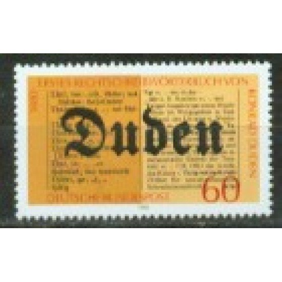 Alemania Federal - 885 - GERMANY 1980 150º Aniv. del primer diccionario de Duden Lujo