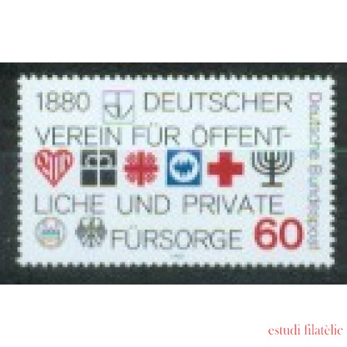Alemania Federal - 887 - GERMANY 1980 100º Aniv. Unión de asistencias públicas y privadas Lujo