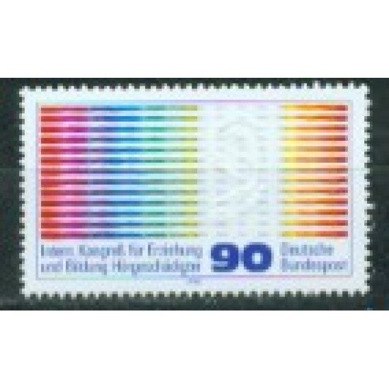 Alemania Federal - 899 - GERMANY 1980 Congreso int. por la educación de sordos Lujo